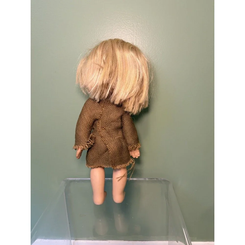 Little Miss No Name Doll Burlap Dress Vintage 1965 Hasbro Excellent Condition!